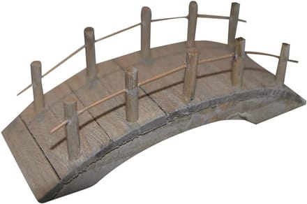 Houten brug plat 10 x 4,5 x 4,5 cm