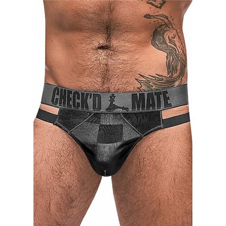 Male Power -  Cutout Thong - Black