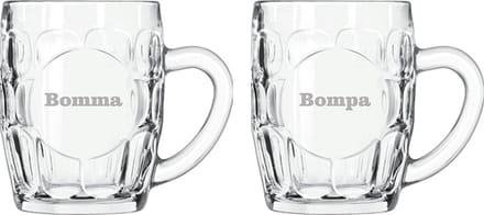 Bierpul gegraveerd - 55cl - Bomma-Bompa