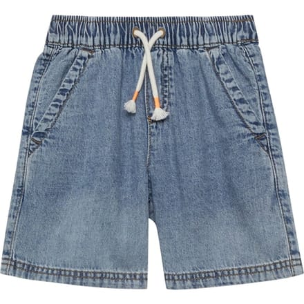 Jeans Bermuda Instapmodel Hoge Taille Zeer Wijd Versleten Effect Kind s.Oliver