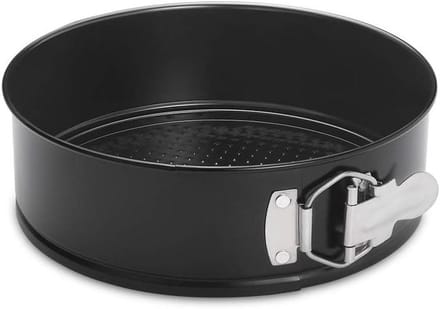 Springvorm - Taartvorm Bakvorm - Taarten Bakken - Uitneembare Bodem - 8 Inch - Zwart