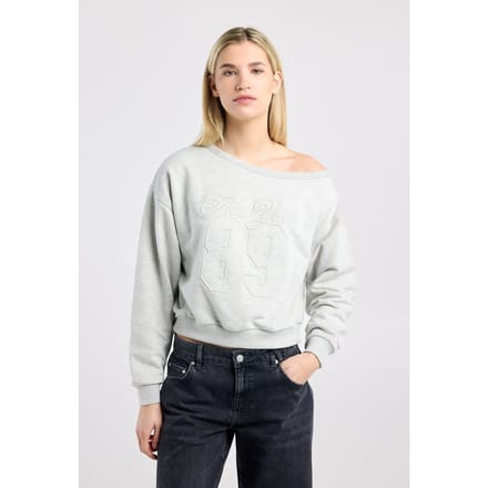 America Today Shelly Light Grey Melange Taglia: M | Maglie a manica lunga Outlet | Donna | Grigio