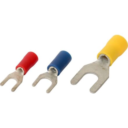 Toolstation Lip-vorkkabelschoen 6 x 6,4mm geel (100 Stuks)