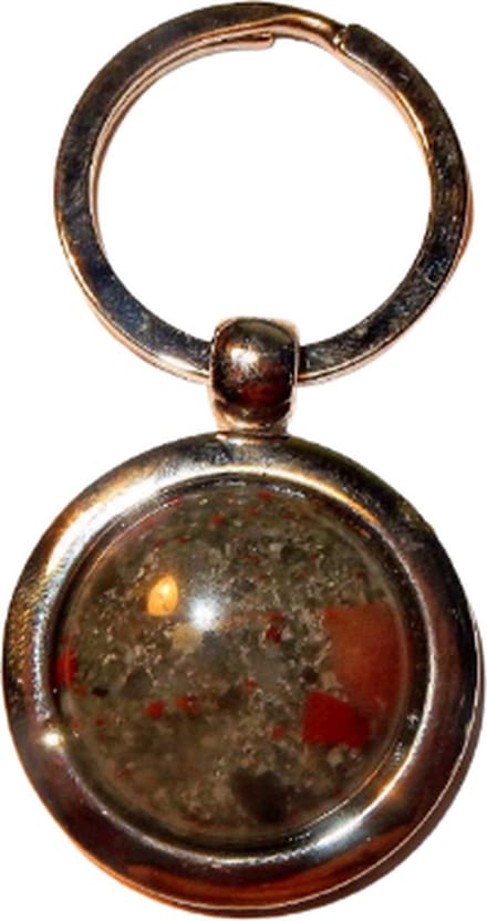 RVS Sleutelhanger Heliotroop