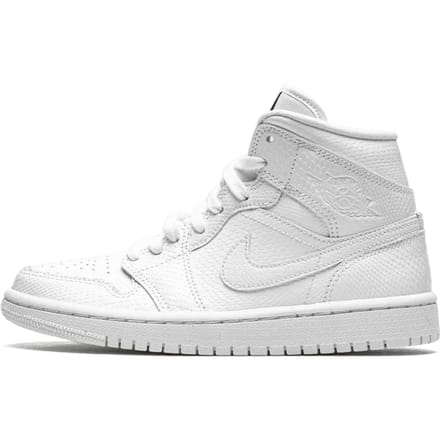 Air Jordan 1 Mid White Snakeskin (W)