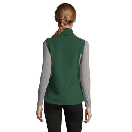 SOLS Dames/Dames Rallye Softshell Mouwloos Gilet (Fles groen)