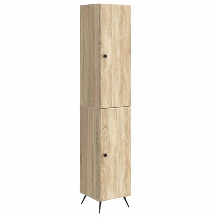 vidaXL - Kast - Set - 2 - st - Sonoma - Eiken - Bewerkt - hout