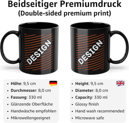 Koffiemok Programmeur - Ontwikkelaar Mok Coder Mok - Koffie Drinken - Dubbelzijdig Bedrukt - 330 ml - Zwart