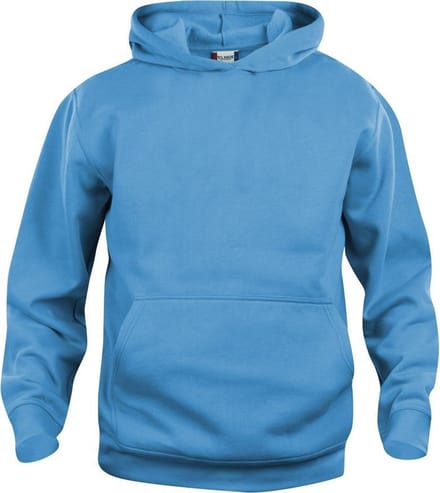 Basic hoody jr turquoise 150/160