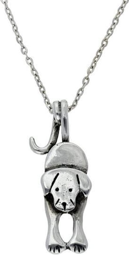 Puppy hond staart hanger | hond hanger sieraden (PN1012)