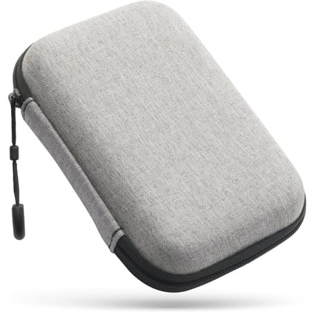 Harde Schijf Tas - 2,5 inch - Kabel Organiser Tas - SSD Hard Case - 14,5x10x3,5cm - Grijs