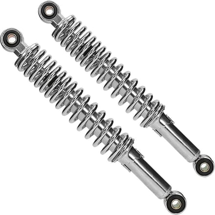 MKX Schokbrekerset 310mm Gilera Citta, Puch Maxi, Tomos chroom