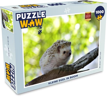 Puzzel Kleine egel in boom - Legpuzzel - Puzzel 1000 stukjes volwassenen