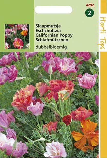 Hortitops Zaden - Eschscholtzia Californica Dubbelbl. Gem.