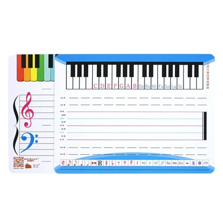 Muziekliniatuur Notenbalk - 5 Lijnen Blad A4- PVC