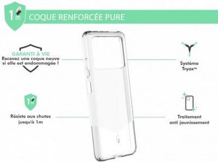 Force Case, Hoesje geschikt voor Xiaomi Redmi Note 11S 5G - PURE Versterkt, Transparant