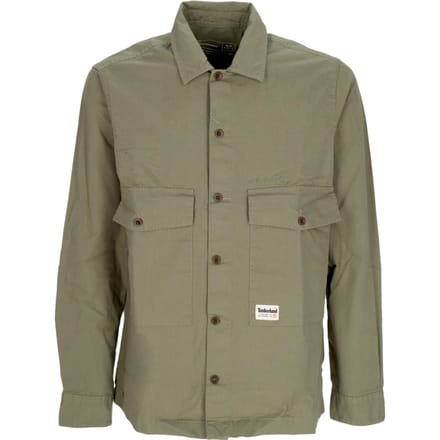 Wf Roc Overshirt Cassel Earth herenshirt met lange mouwen