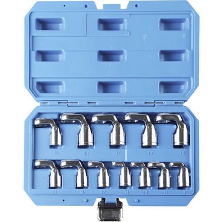 Kunzer 7GOR12 Open ringsleutel 12-delig Sleutelbreedte (metrisch) 8 - 19 mm Sleutelbreedte (inch) 3/8