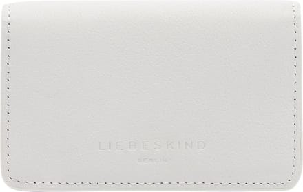 LIEBESKIND BERLIN Leren Kaarthoes Classics Cardie Card Case Cream White Wit