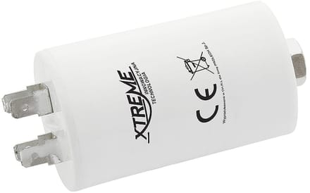 XTREME Motorcondensator 4µF 450V AC - Met Faston Aansluitingen - Start/Bedrijf