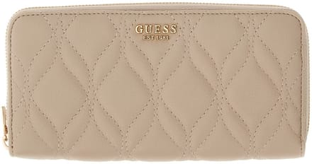 GUESS portemonnee Maxine SLG Zip Around Wallet Light Taupe