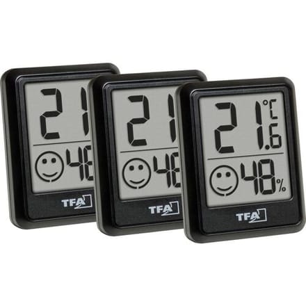 TFA Dostmann 30.5060.01.03 Hygrometer Zwart