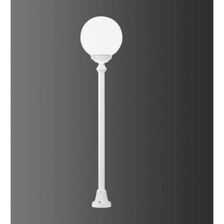 LCD Tuinpadverlichting 1132 met bolkap, wit