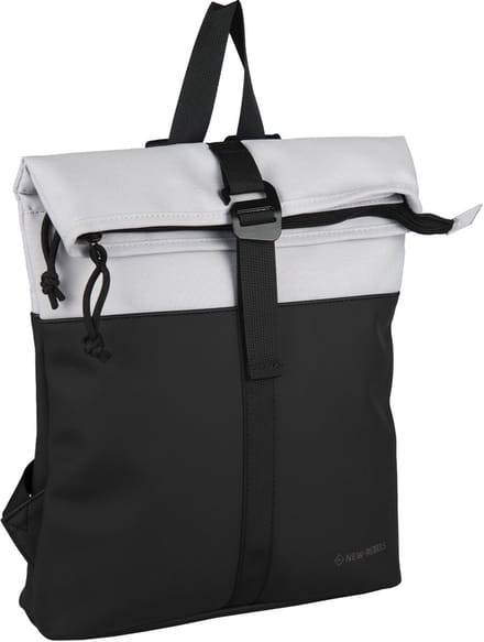 New Rebels Backham Los Angeles Zwart 7L Rolltop Rugzak Waterafstotend