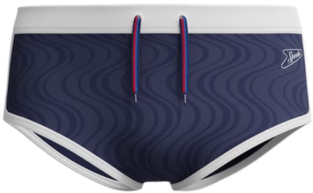 Speedo heren textured zwemslip blauw