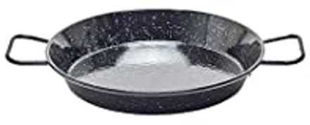 Paella Pan Geëmailleerd Staal 20 cm - Perfect voor Oven en Gas