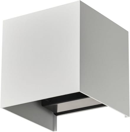 Slimme LED Buiten Wandlamp Modern Hoekig Wit IP54 - Dimbaar en Kleurinstelbaar