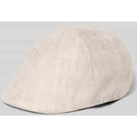 Flat cap van puur linnen