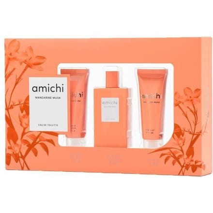 Set de Parfum Femme Amichi Mandarine Musk 3 Pièces