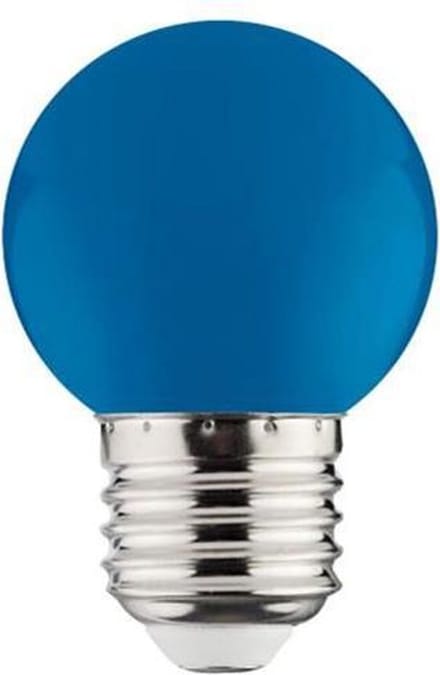 LED Lamp E27 - Kozolux Romba - Blauw Gekleurd - 1W