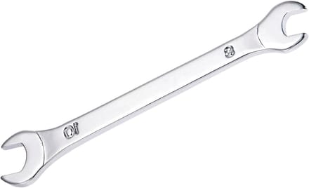 Dunne steeksleutel 8 mm x 10 mm, dubbele smalle sleutel voor krappe ruimtes en dunne moeren, 1 stuk
