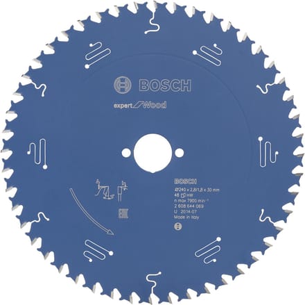 Bosch Accessories Expert for Wood 2608644069 Cirkelzaagblad 240 x 30 x 1.8 mm Aantal tanden: 48 1 stuk(s)