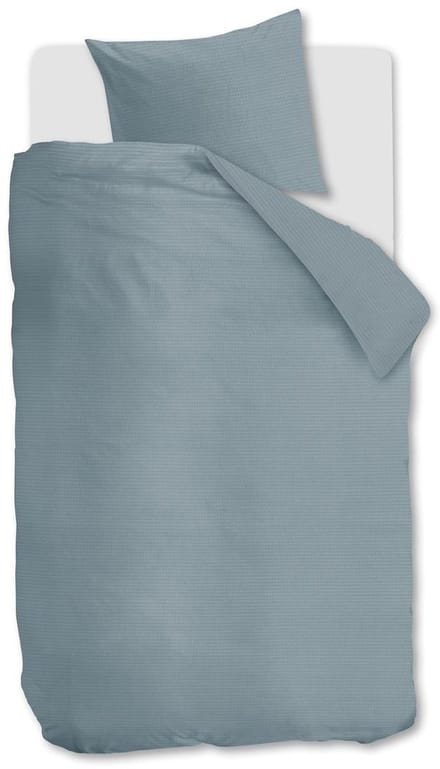 Beddinghouse Summer dekbedovertrek - Effen - Eenpersoons - 140x200/220 - Blue Grey
