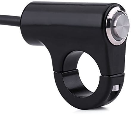 Allecto - Universele Motorfiets Handlebar Switch 22mm - Alu
