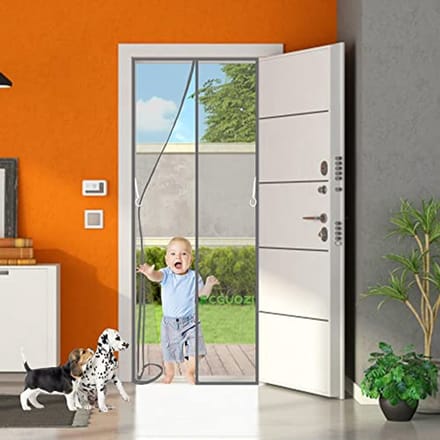 Magnetische Hordeur 90 x 250 cm voor Muggenbestrijding