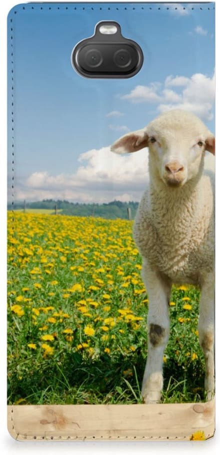 Sony Xperia 10 Plus Hoesje maken Schaap en Lammetje