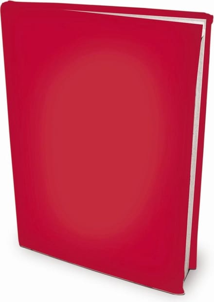 Rekbare boekenkaften A4 - Rood - 12 stuks