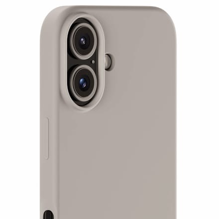Holdit Silicone Case geschikt voor Apple iPhone 16 - Taupe