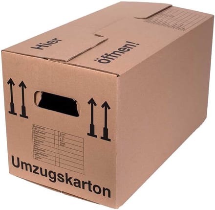 Verhuisdozen Groot - Archiefkarton XXL - Veilig Verhuizen - Dubbelgolf Karton - 60 x 33 x 33 cm - Bruin