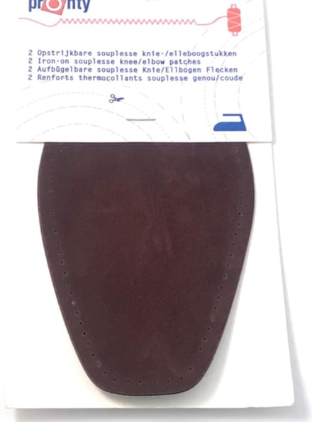 Elleboogstukken Opstrijkbaar Pronty 17,5x8,5cm paar