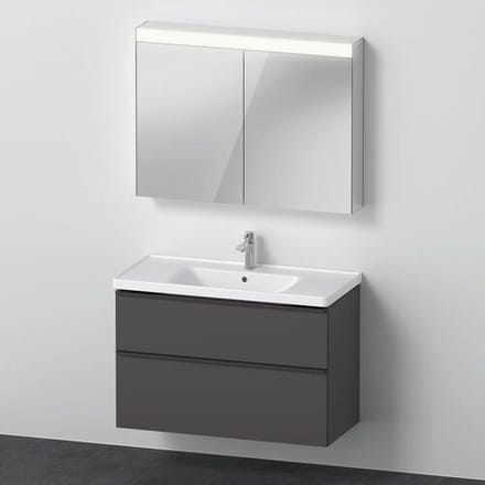 Duravit D-Neo furniture set with mirror cabinet 100.5 cm DE011704949