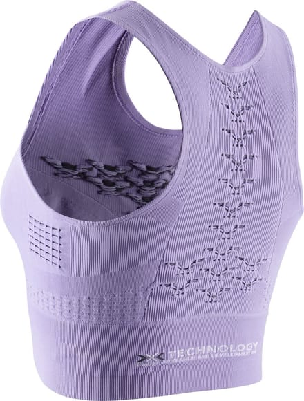 X-Bionic Energizer 4.0 Fitness Crop Top Dames Bright Lavender/Wit - XS