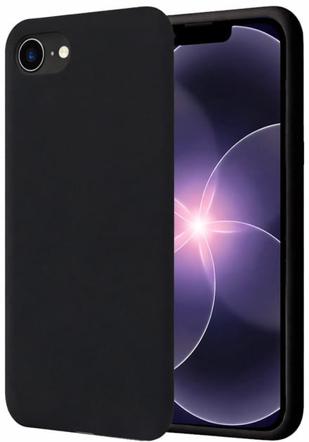 Hoesje geschikt voor iPhone 17e - Mat Back Case Zwart