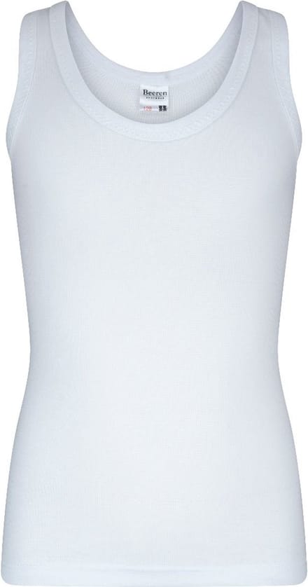 Beeren Meisjes Hemd Patricia - Brede bandjes - Wit - maat 152