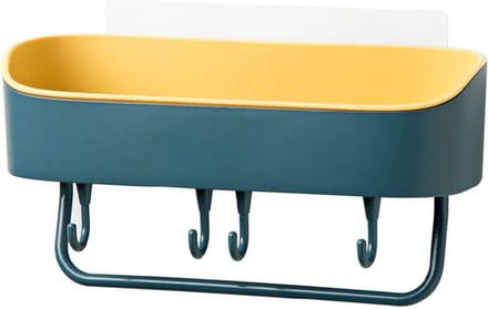 Nixnix® - Zelfklevend Doucherek - Blauw - Zuignappen - 11 cm