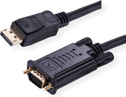 VALUE Cable DisplayPort - VGA, M / M, zwart, 2 m